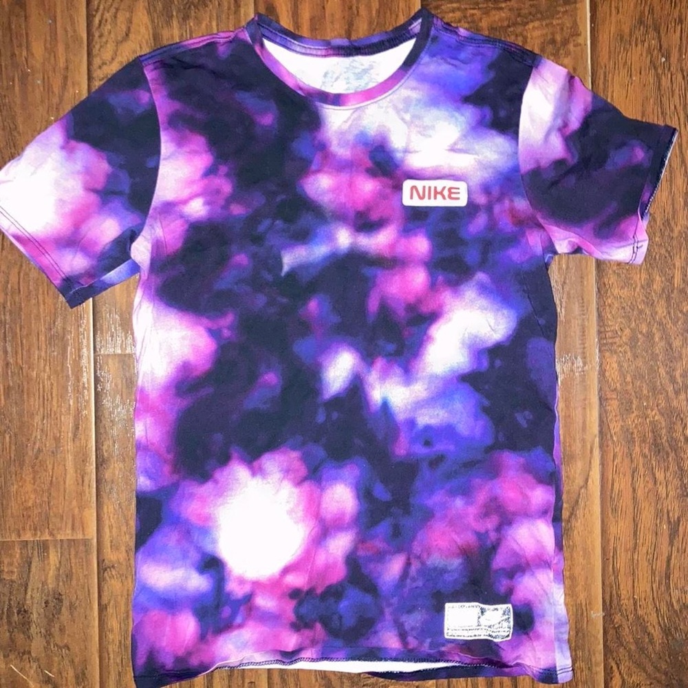 Nike Purple Tie-Dye Shirt